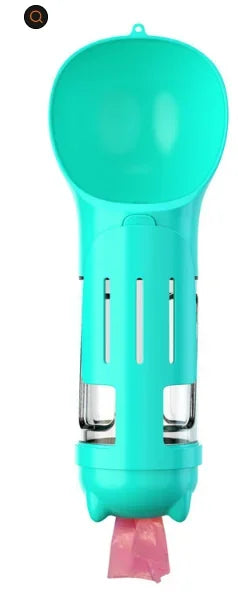 TravelPaw™ – 4-in-1 Pet Travel Dispenser Water, Food, Bowl & Poop Shovel Combo Bag Storage for dog