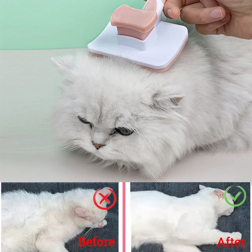 FurEase™ – Grooming Brush Hair Remover Comb for Long Hair Dogs