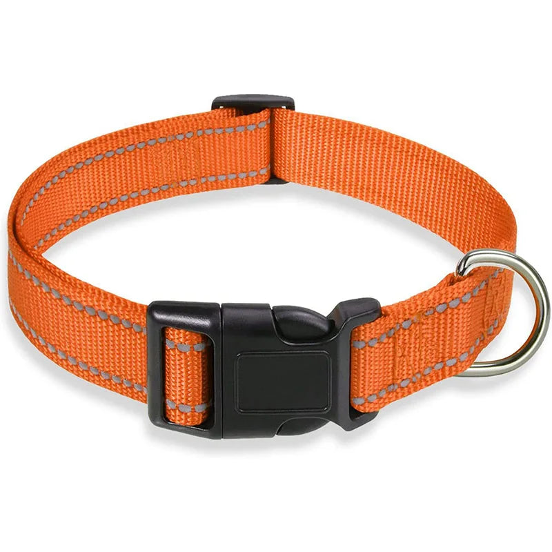 SafePaw™ – Reflective Adjustable Dog Collar Durable Safety Traction Strap