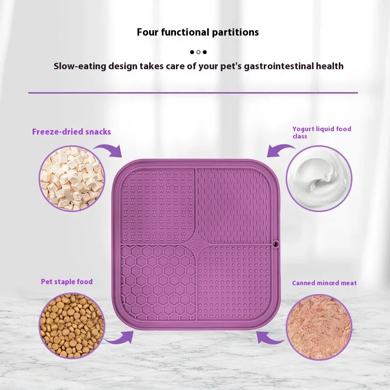 PawPal™ – Licking Mat Anti-Choke Slow Food Bowl for Pets