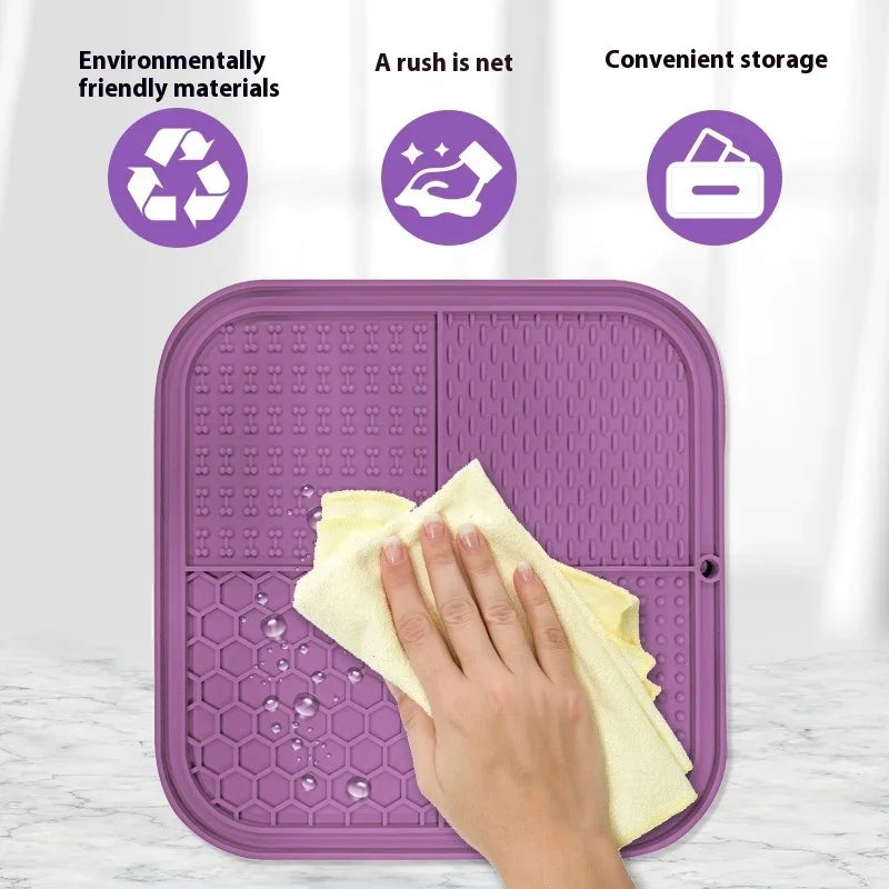 PawPal™ – Licking Mat Anti-Choke Slow Food Bowl for Pets