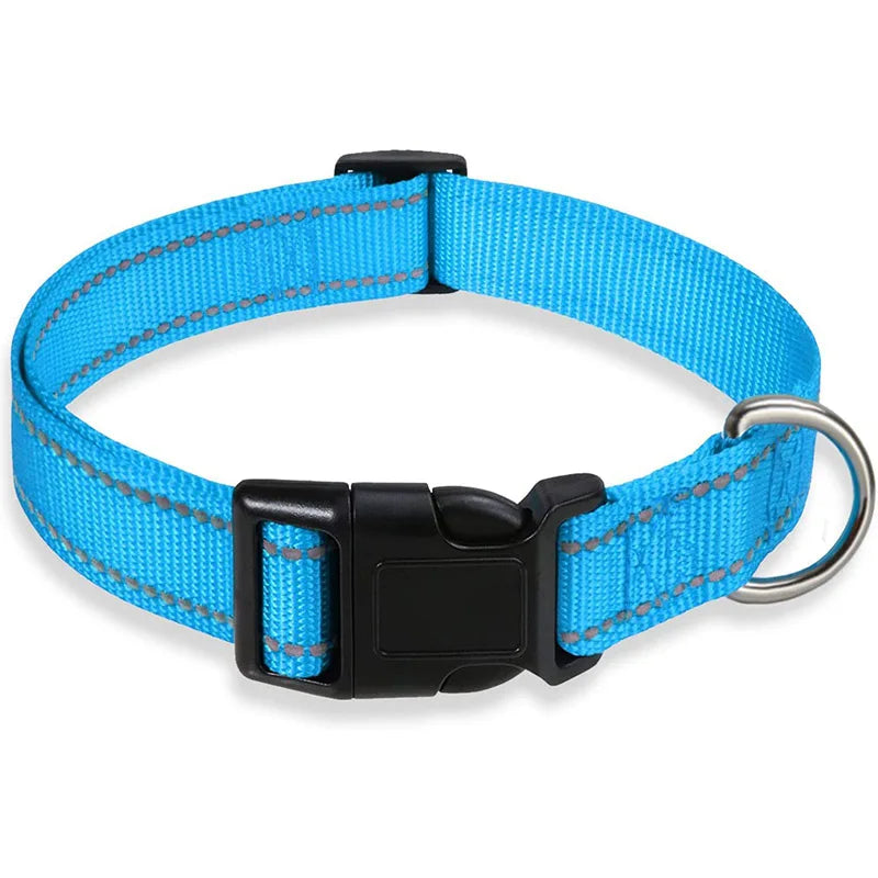 SafePaw™ – Reflective Adjustable Dog Collar Durable Safety Traction Strap