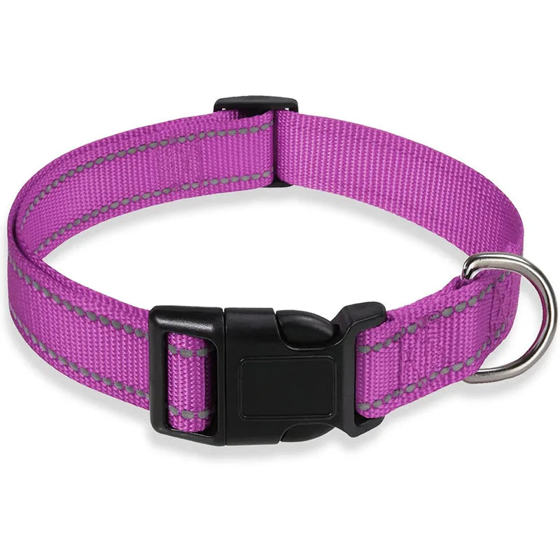 SafePaw™ – Reflective Adjustable Dog Collar Durable Safety Traction Strap