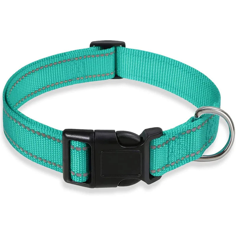 SafePaw™ – Reflective Adjustable Dog Collar Durable Safety Traction Strap