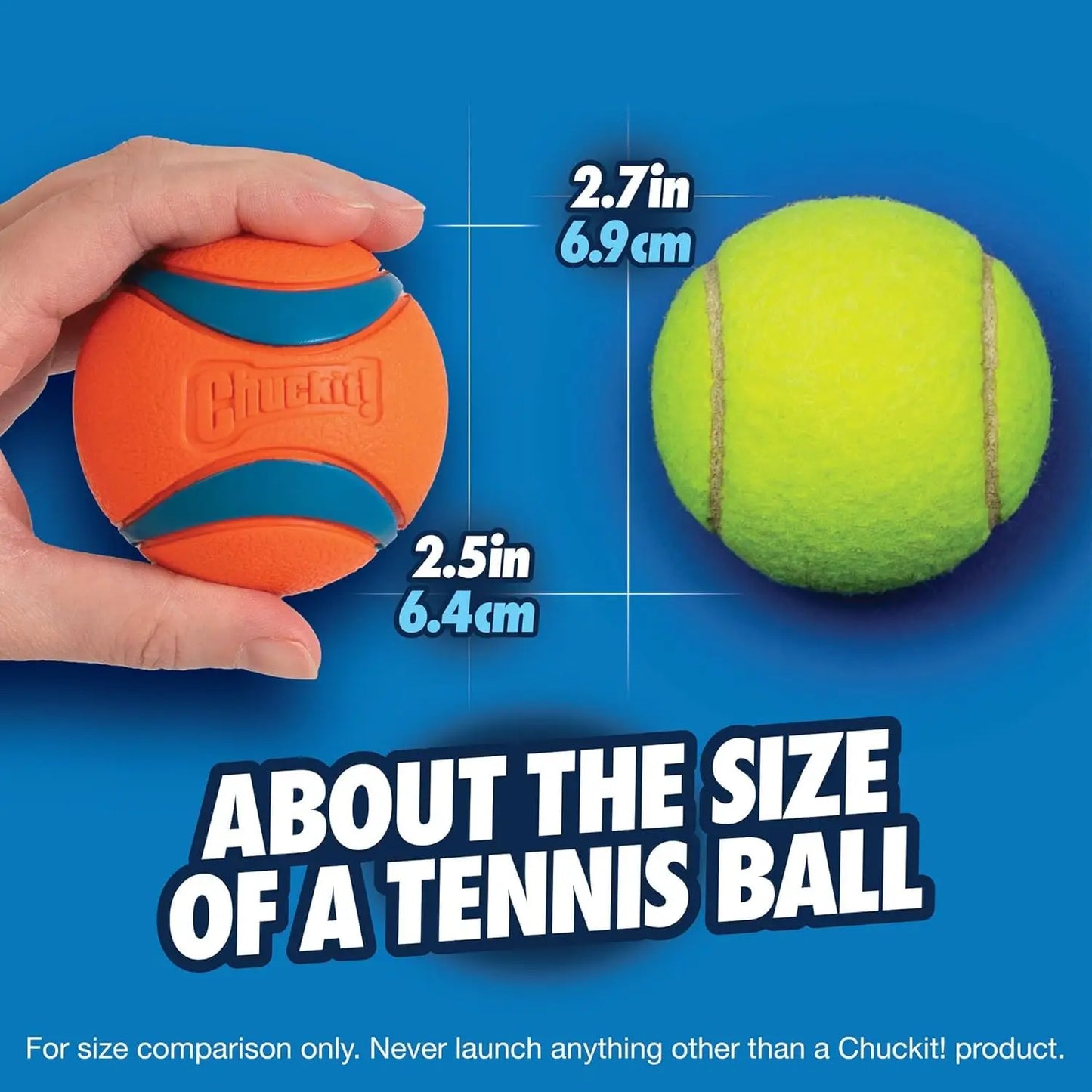 Chuckit! Ultra Dog Ball – Tough Rubber Fetch Ball, Floats on Water