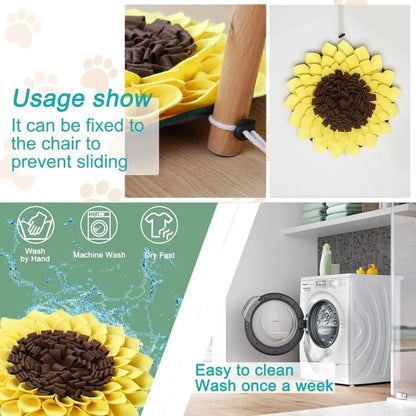 SniffPlay™ – Snuffle Mat Interactive Slow Feeder & Smell Training Toy for Dogs